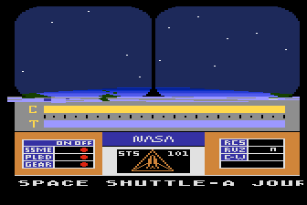 Space Shuttle - A Journey Into Space Title Screen